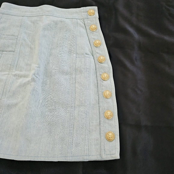 Balmain Women's Denim Skirt - Picture 7 of 16